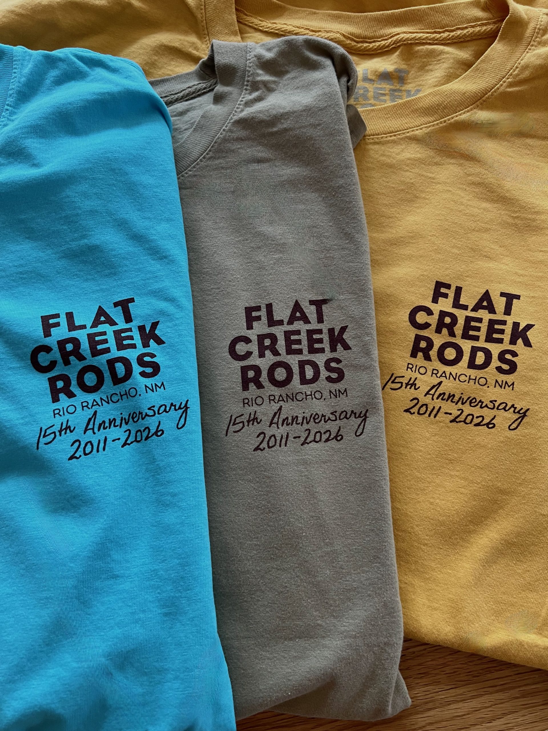 Flat Creek Rods Anniversary T-Shirts